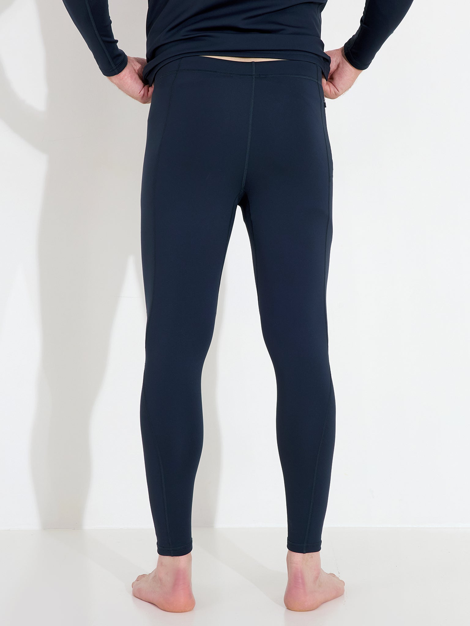 Mens Doonbeg baselayer tights - navy