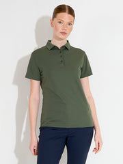Lds Cray drycool polo - forest