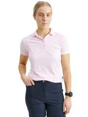 Lds Cray drycool polo - lt.pink