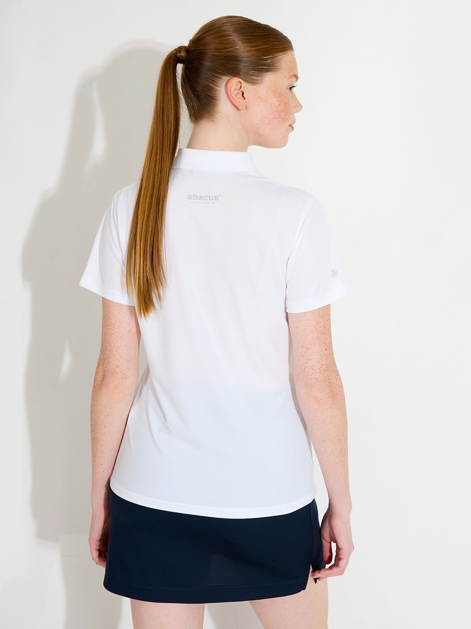 Lds Cray drycool polo - Solheim Cup-themed - white