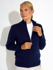Lds Liffin knitted windstopper - navy