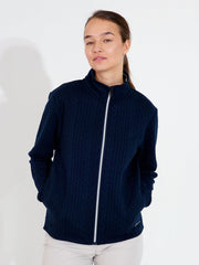 Lds Woburn midlayer fullzip - navy