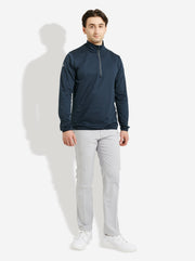Mens Cradoc halfzip fleece - navy