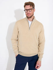 Mens Liffin knitted windstopper - sandshell