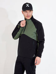 Mens Pitch 37.5 technology waterproof halfzip - forest