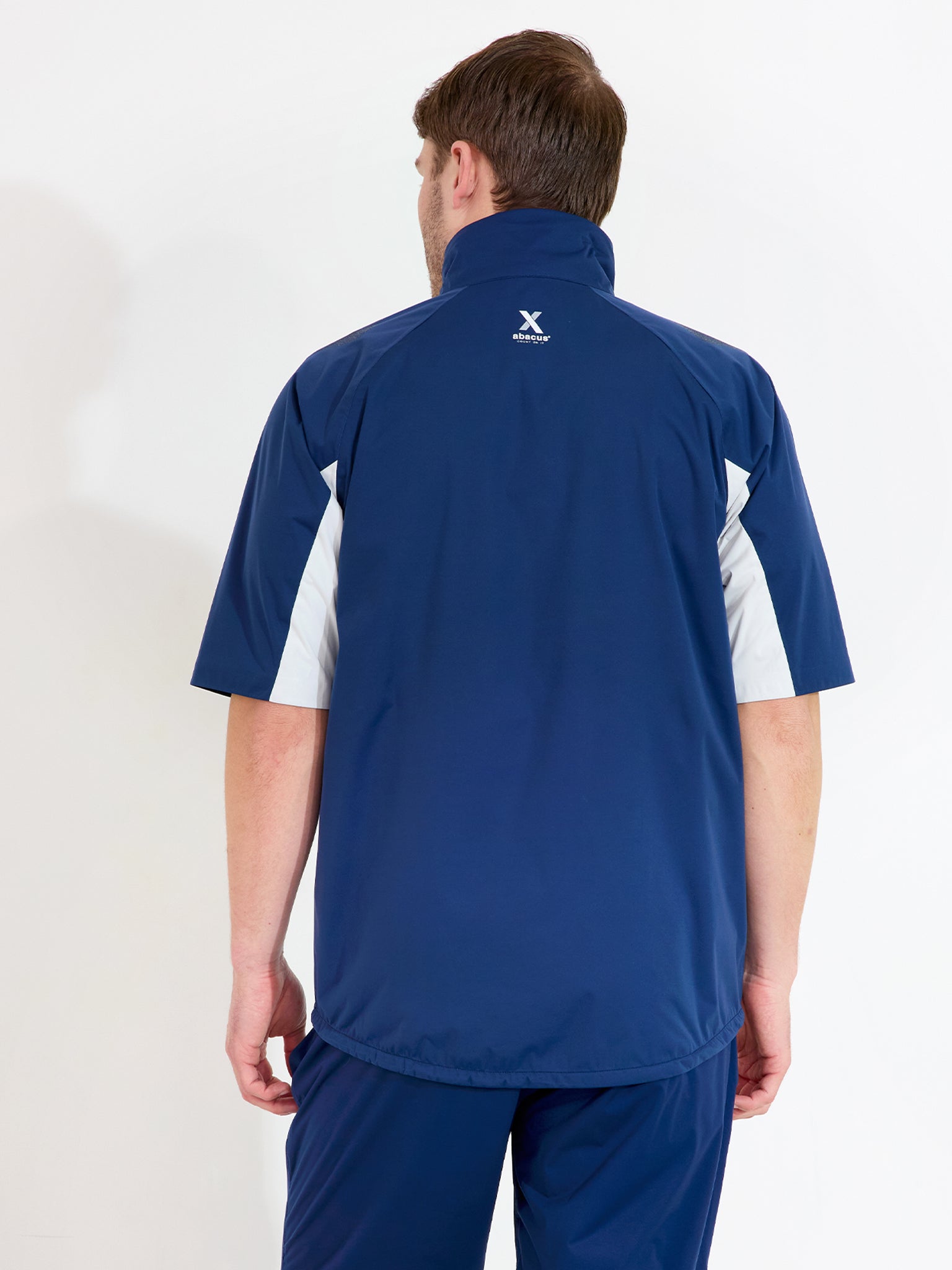 Mens Pitch 37.5 technology waterproof rain shirt - clam – Abacus