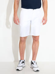 Men Cleek flex shorts - white
