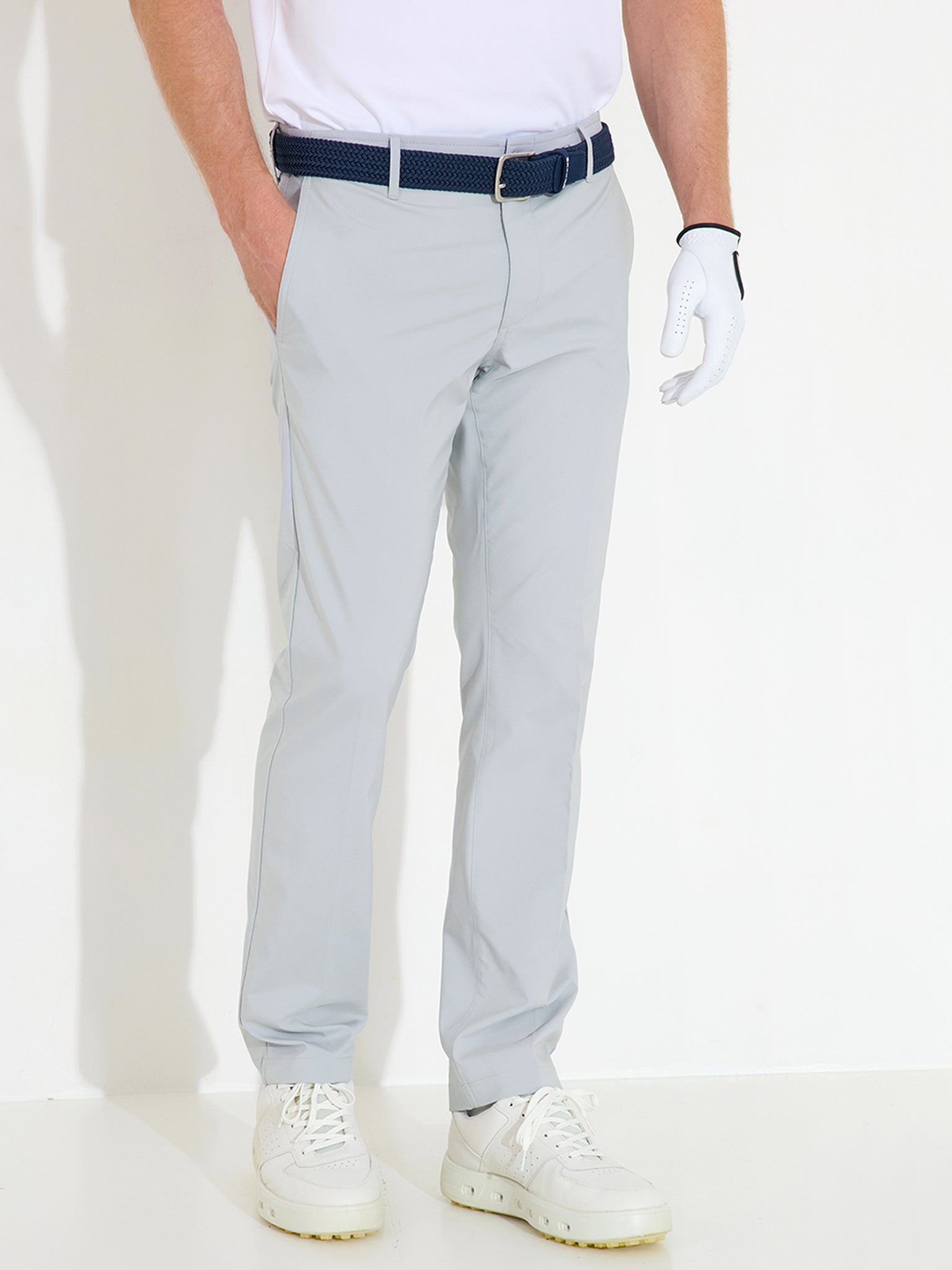 Mens Cleek flex trousers - grey – Abacus Sportswear
