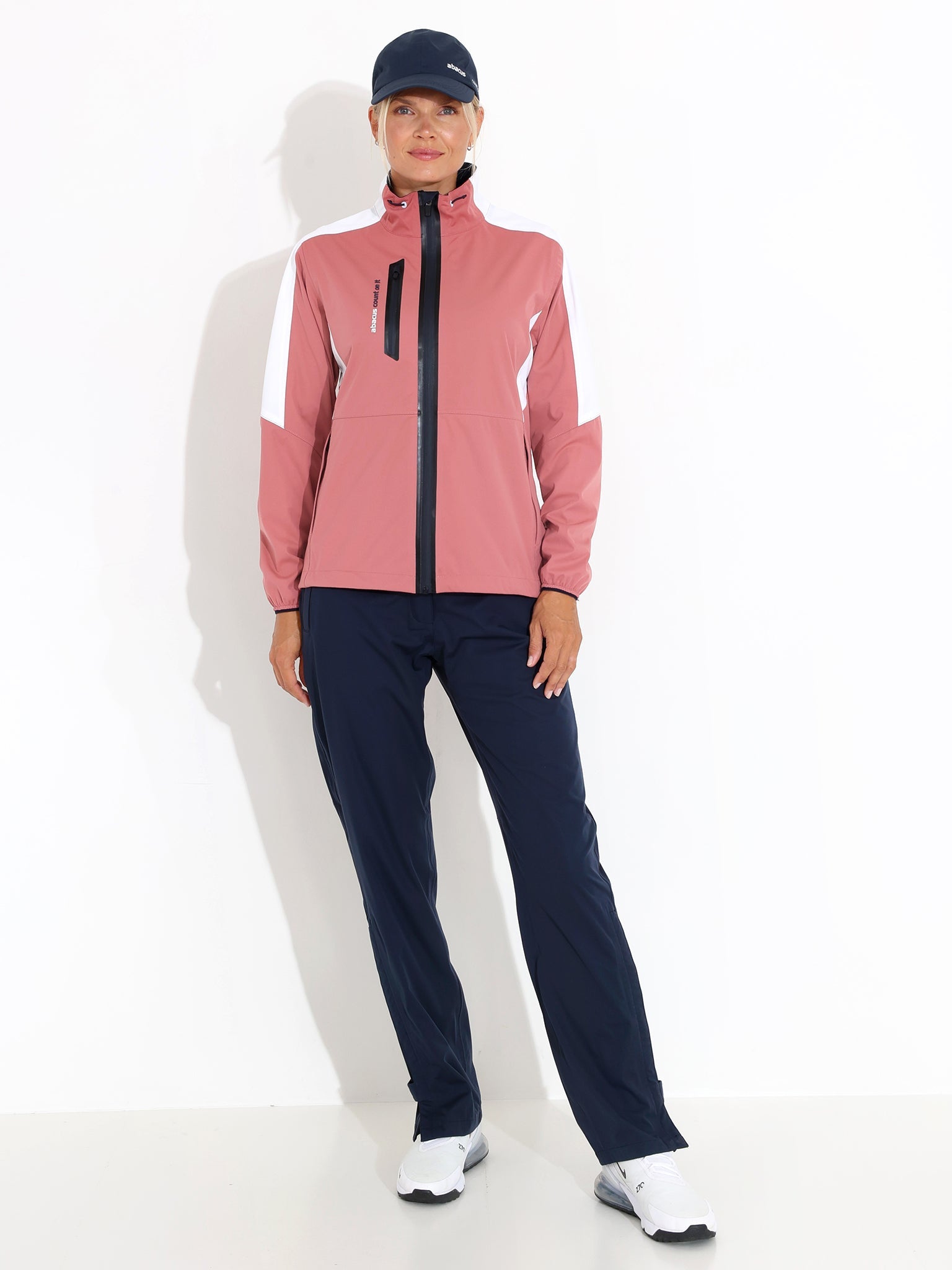 marine rose ROSE SPORT ジャージ Lds Bounce rainjacket - dusty rose – Abacus Sportswear