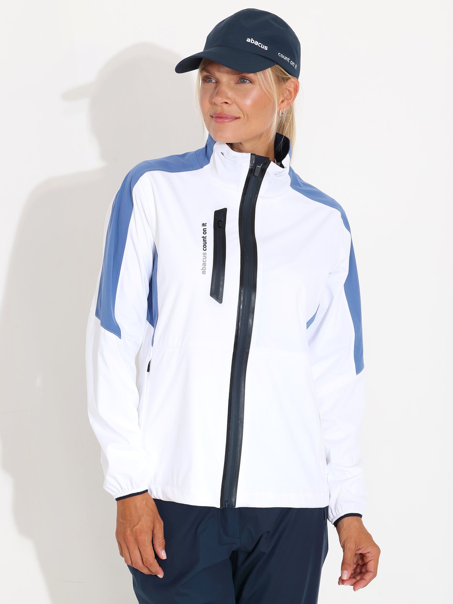 Lds Bounce rainjacket - horizon blue – Abacus Sportswear