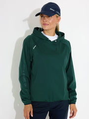 Lds Bounce waterproof hoodie - course green