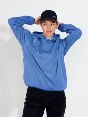 Lds Bounce waterproof hoodie - horizon blue