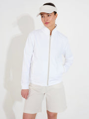 Lds Bovey midlayer jkt - white/lt.sand