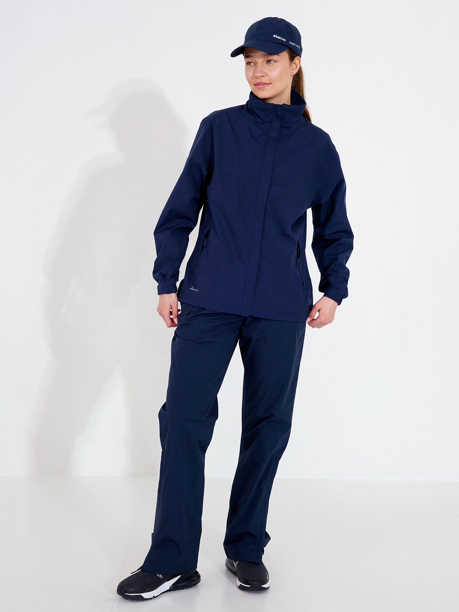 Apex Light Jacket ＆ Short／Ｓ／ネイビー Lds Links stretch rainjacket - navy – Abacus Sportswear