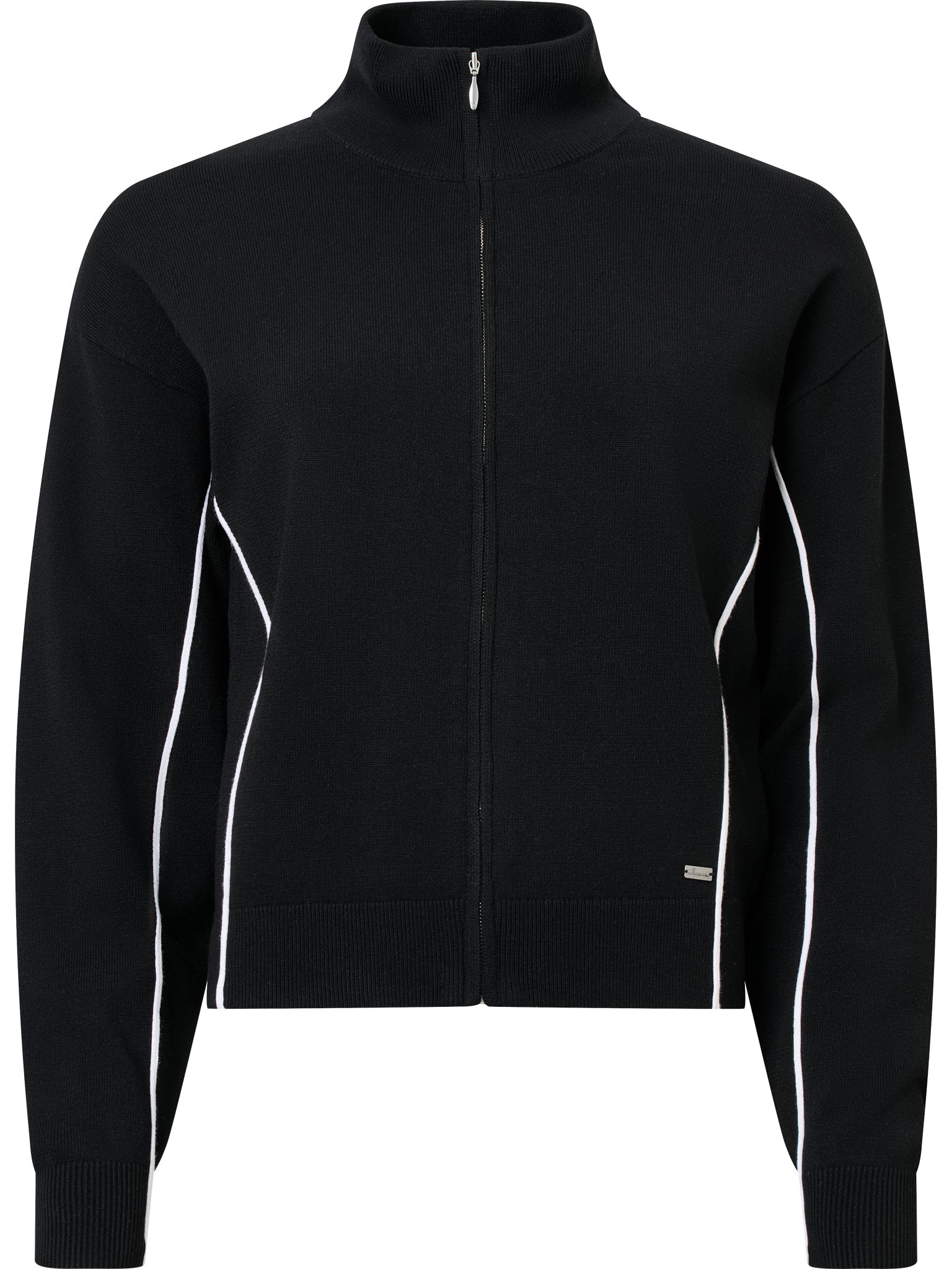 Lds Niblick fullzip - black – Abacus Sportswear