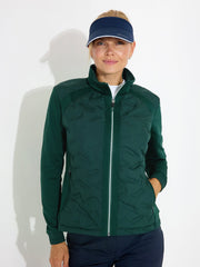 Lds Portrush hybrid jacket - course green