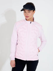 Lds Portrush hybrid jacket - lt.pink