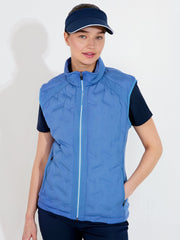 Lds Portrush hybrid vest - horizon blue
