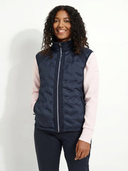 Lds Portrush hybrid vest - navy
