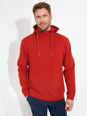 Mens Banff hoodie - crimson