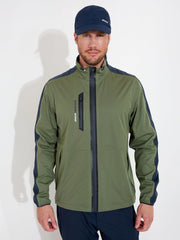 Mens Bounce rainjacket - navy/forest