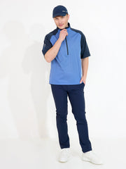 Mens Bounce rainshirt - horizon blue