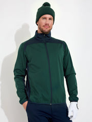 Mens Muirfield softshell jacket - course green