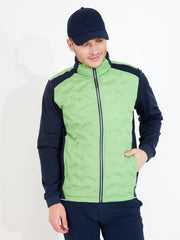 Mens Portrush hybrid jacket - apple/navy