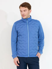 Mens Portrush hybrid jacket - horizon blue