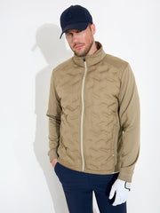Mens Portrush hybrid jacket - taupe