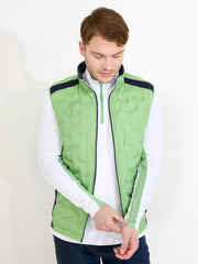 Mens Portrush hybrid vest - apple/navy
