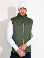 Mens Portrush hybrid vest - forest