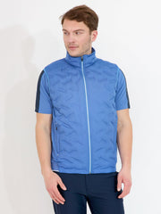 Mens Portrush hybrid vest - horizon blue