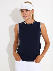 Lds Niblick sleeveless - navy