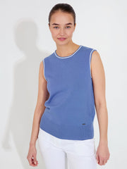 Lds Niblick sleeveless - horizon blue