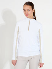 Lds Aloha UV longsleeve - white/lt.sand