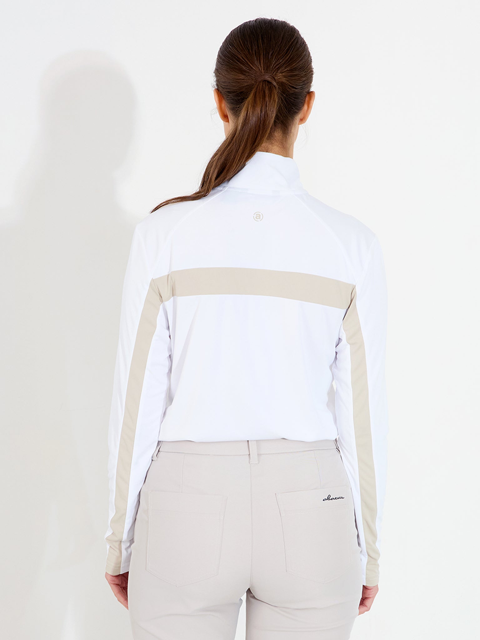 Lds Aloha UV longsleeve - white/lt.sand – Abacus Sportswear