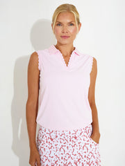 Lds Victoria drycool sleeveless - lt.pink