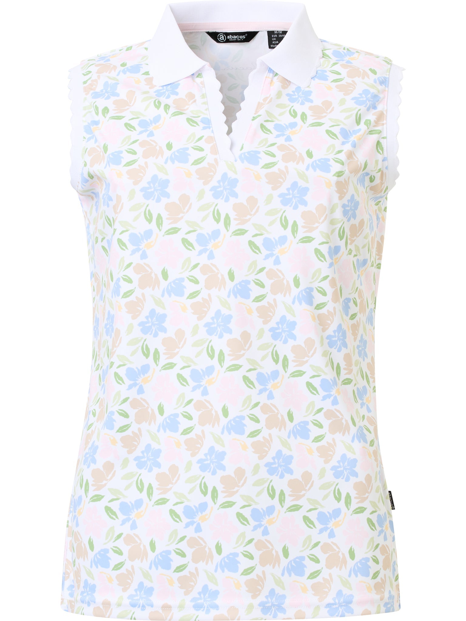 Lds Victoria drycool sleeveless - flora – Abacus Sportswear