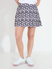 Lds Victoria skorts - black flower