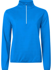 Lds Cradoc halfzip fleece - royal blue