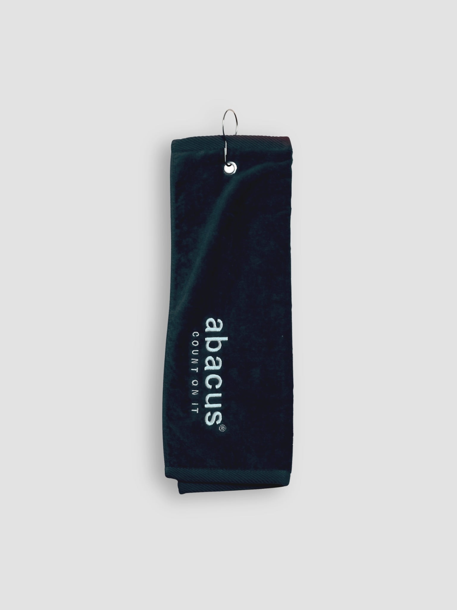 Bag towel abacus logo - black