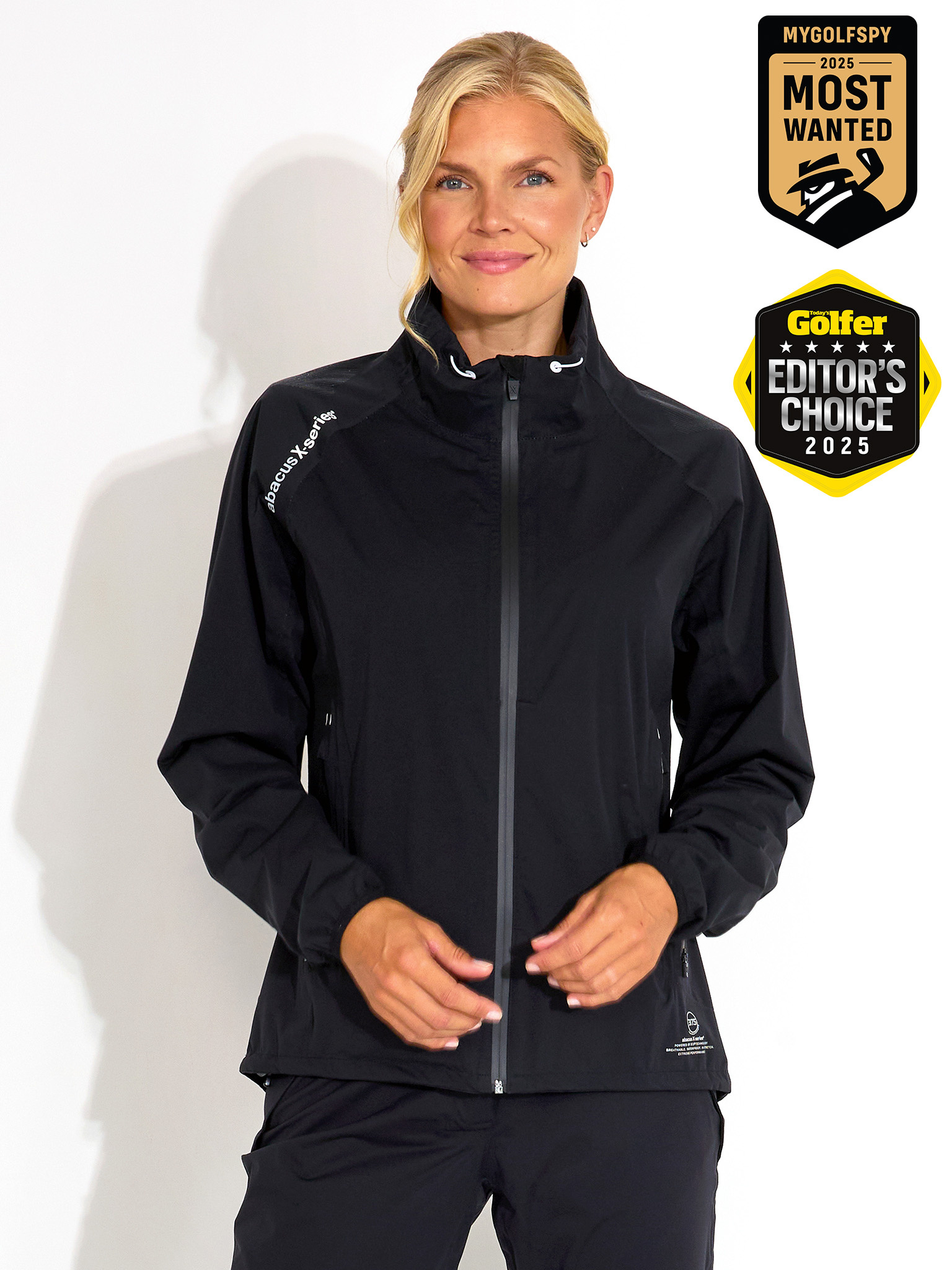 Lds Pitch 37.5 technology rainjacket - black