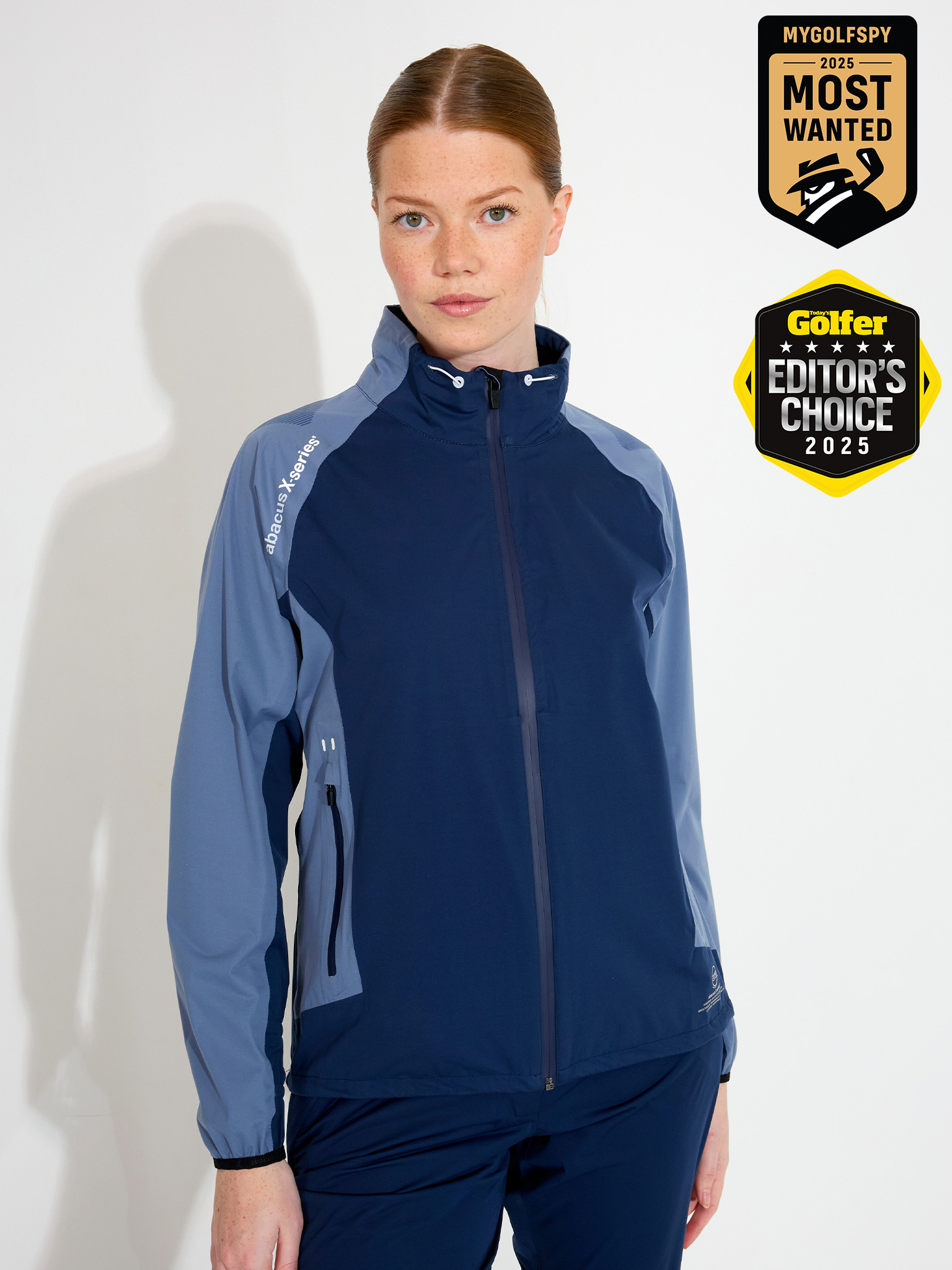Lds Pitch 37.5 technology rainjacket - dusty blue