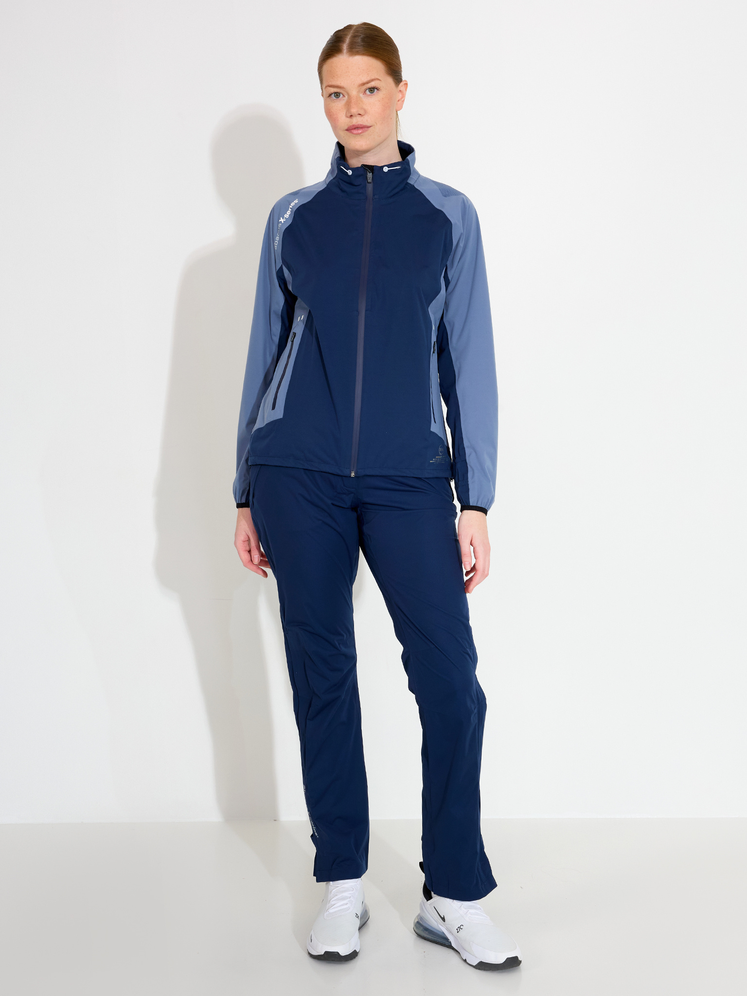 Lds Pitch 37.5 technology rainjacket - dusty blue