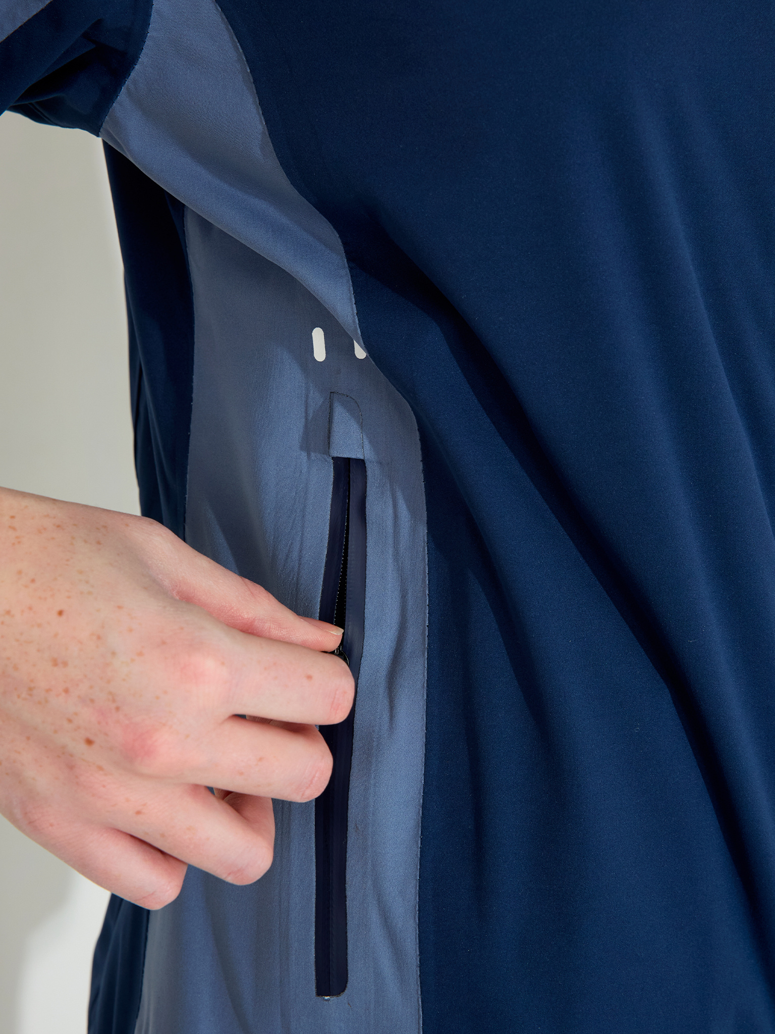 Lds Pitch 37.5 technology rainjacket - dusty blue