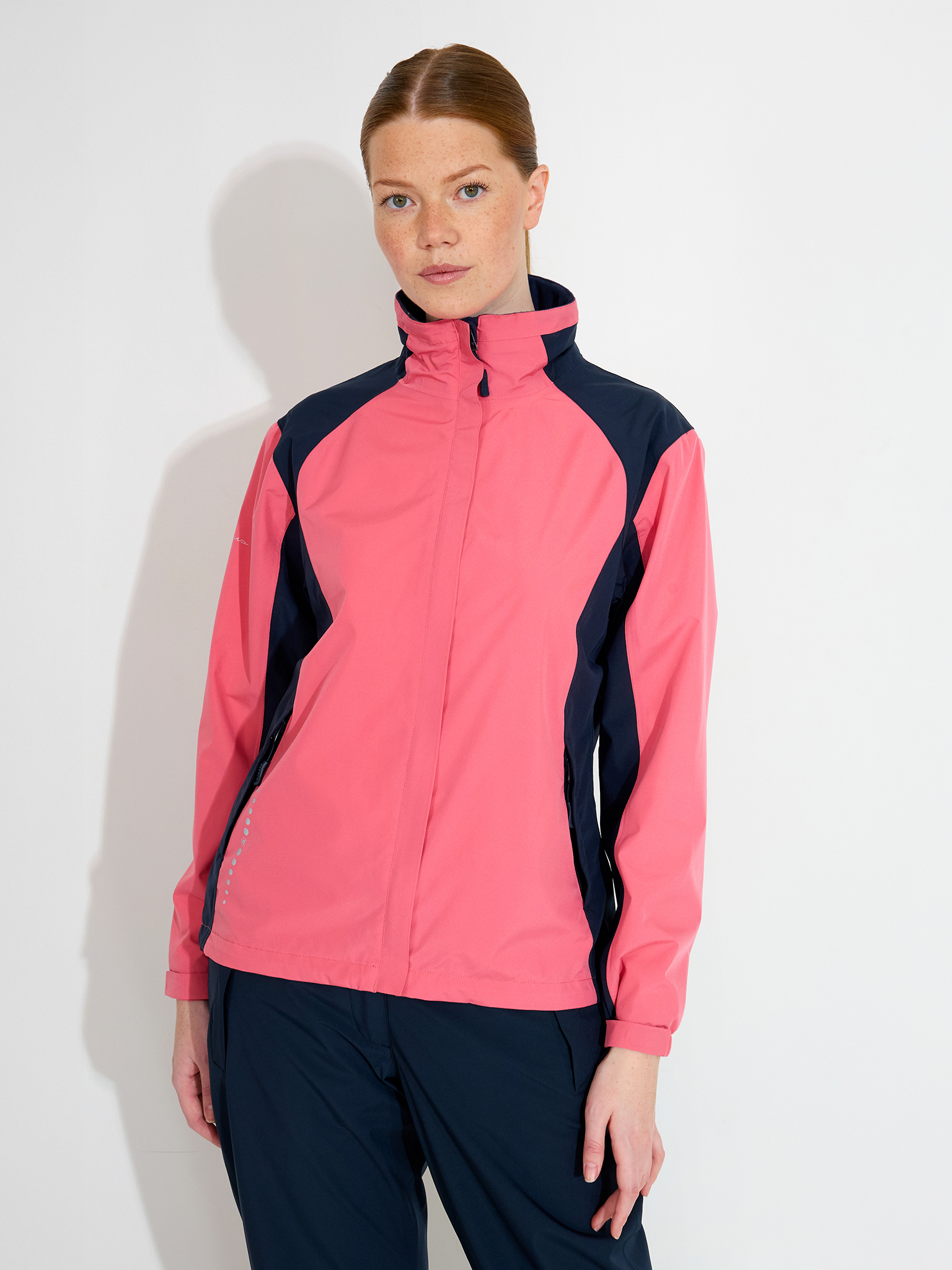 Lds Links stretch rainjacket - lipstick