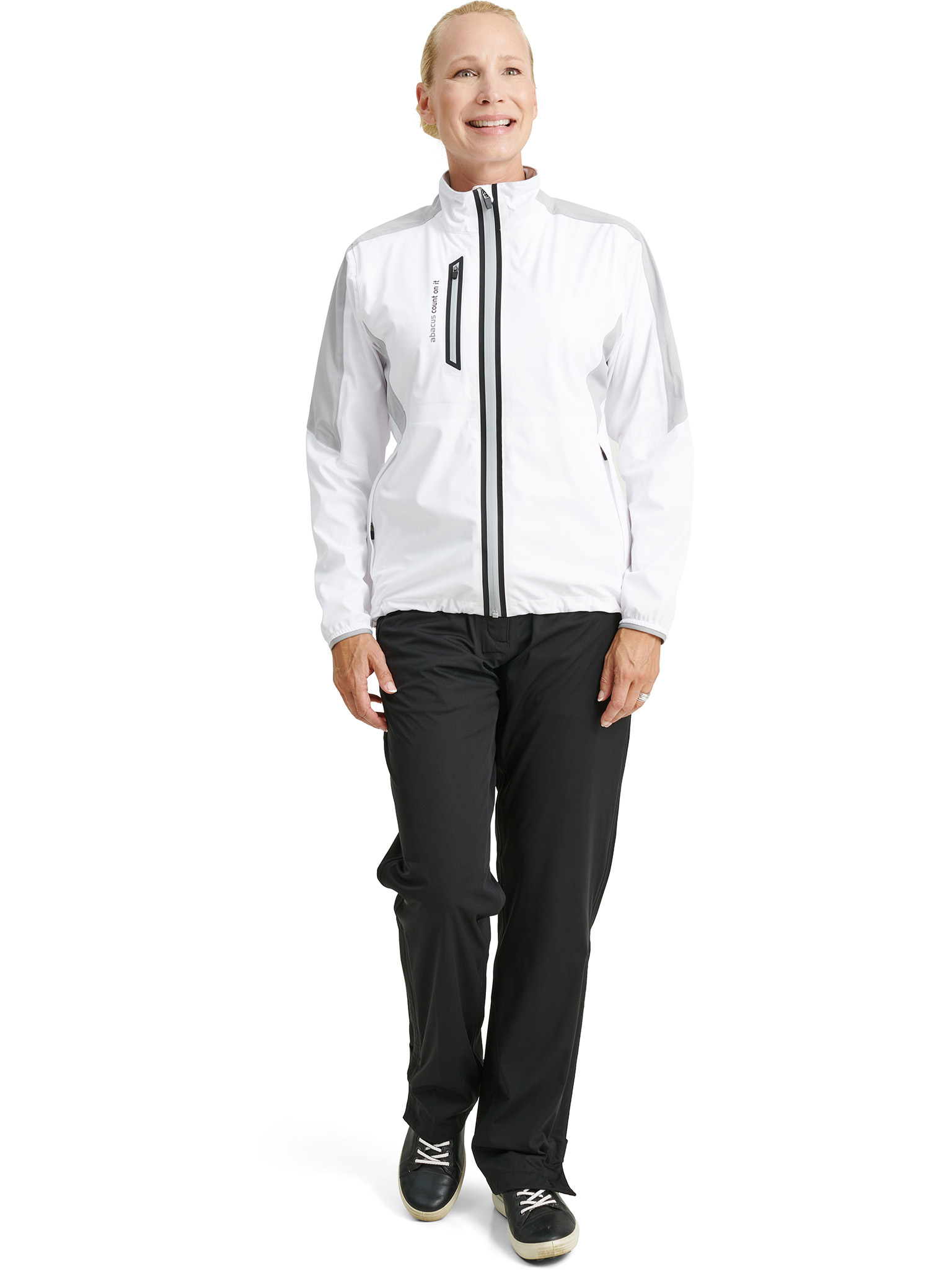 Lds Bounce rainjacket - white/lt.grey