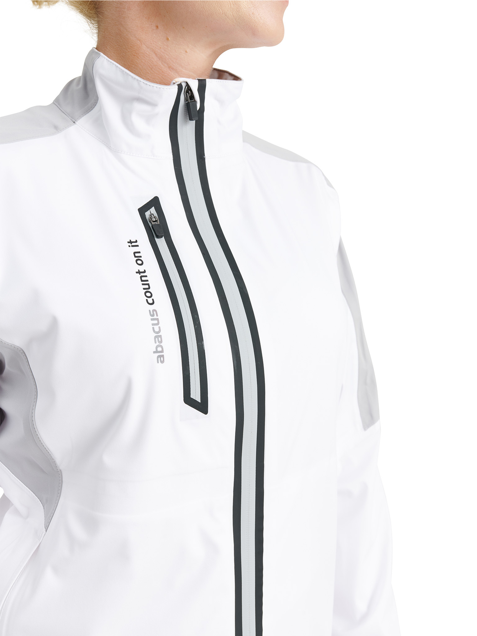 Lds Bounce rainjacket - white/lt.grey