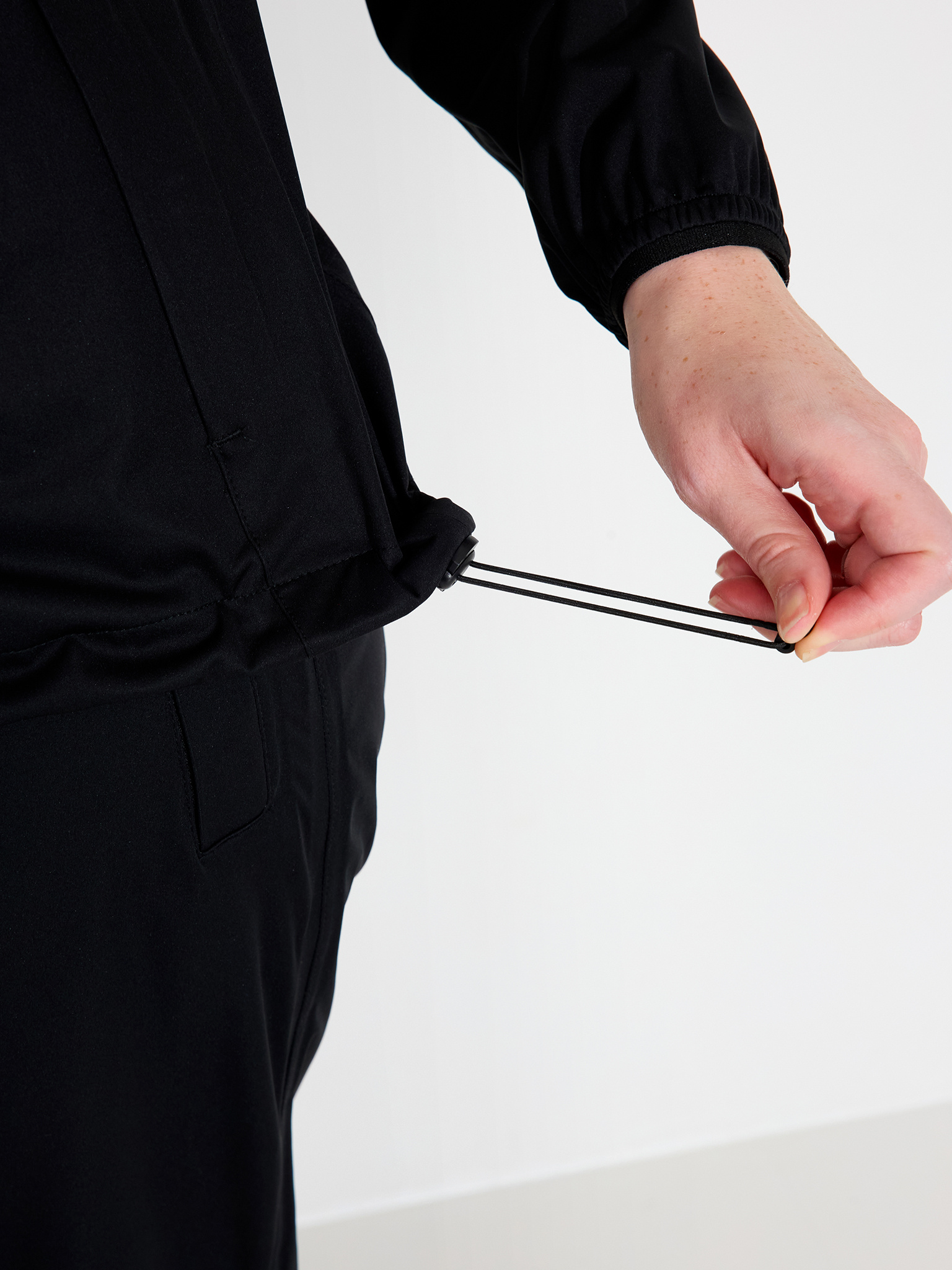 Lds Bounce rainjacket - black